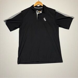 Title 32:
White Sox Majestic Golf Polo Black Gray XL